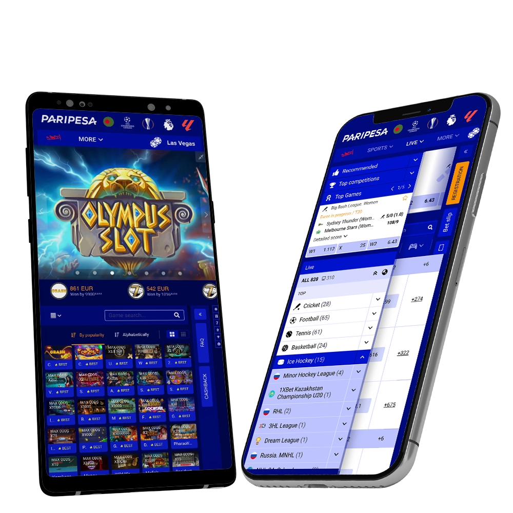 With the PariPesa app, you can enjoy shuffleboard and casino games on your phones.