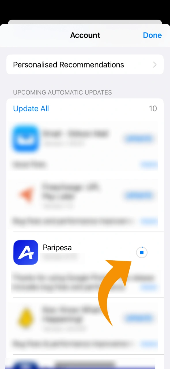 Wait untill Paripesa add would be downloaded completely.
