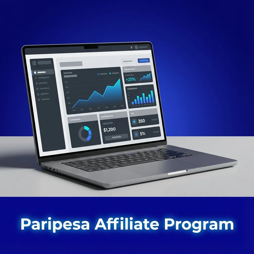 Paripesa affiliate promo graphic highlighting revenue share, hybrid deals, clear tracking, and support for Bangladesh-focused partners