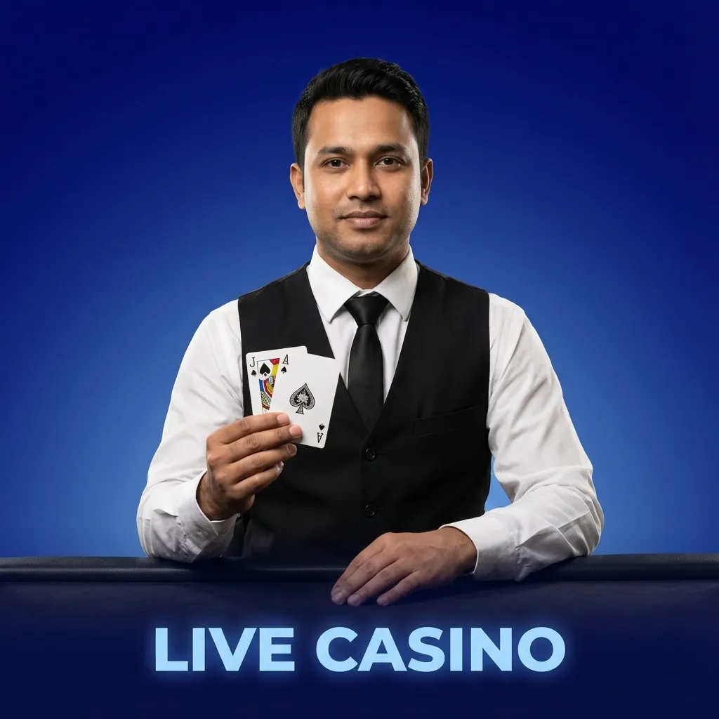 Laptop screen showing live casino tables with real dealers for roulette, blackjack, baccarat, Andar Bahar and Teen Patti