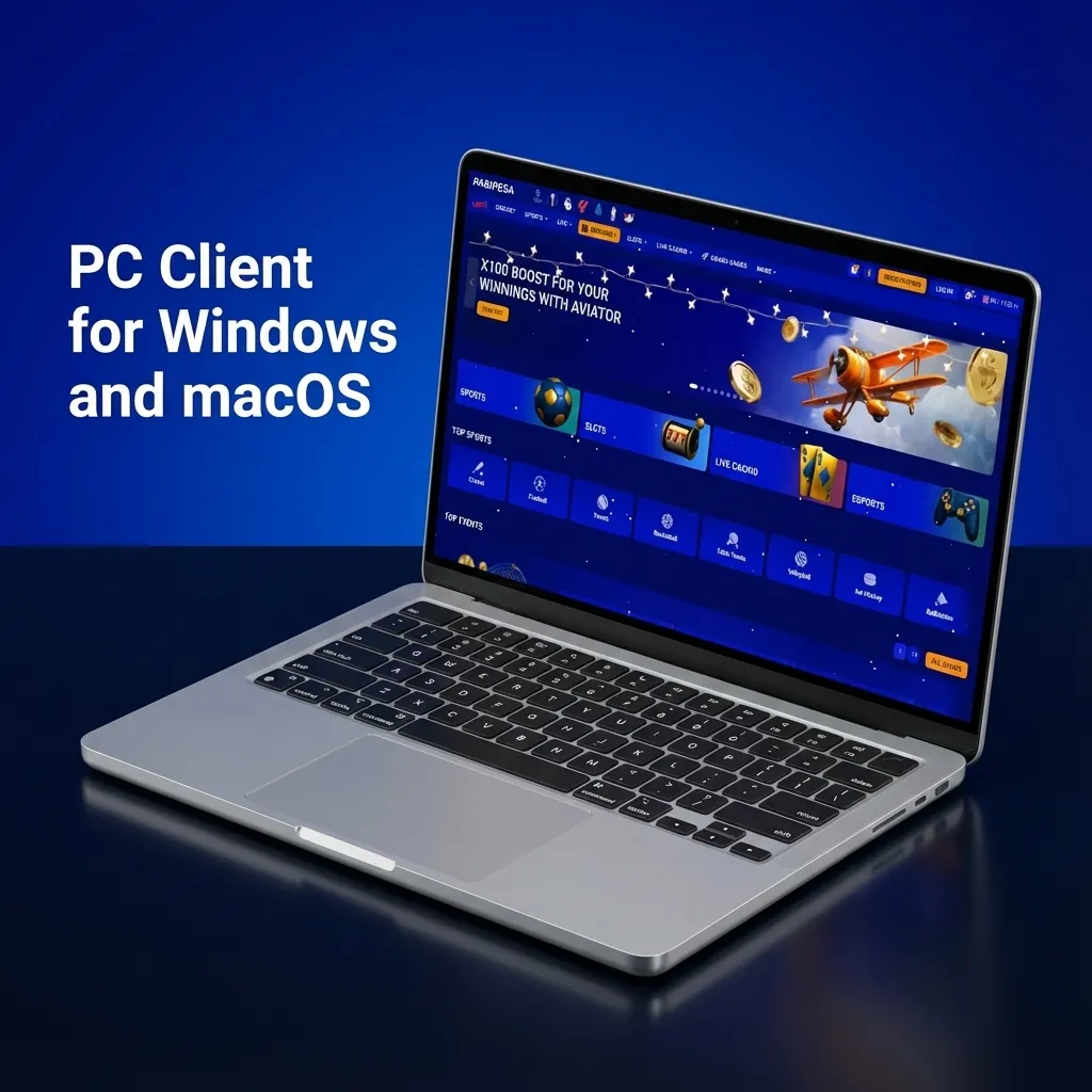 Person using a modern browser on Windows and macOS to place bets and play casino games without a separate desktop client